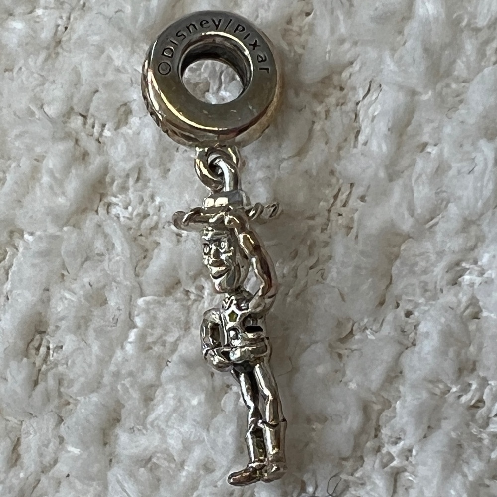 Pandora X Disney Woody Charm Sterling Silver Toy Story Bracelet Charm View 4